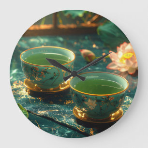 ZEN BUDDHISM - TEA CEREMONY LARGE CLOCK