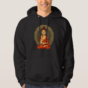 Zen Buddhist Buddhism Spiritual Meditation Mandala Hoodie