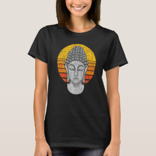 Zen Buddhist Mantra Spiritual Buddhism Retro Sunse T-Shirt