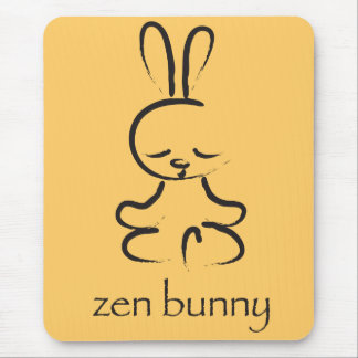 Zen Bunny Mouse Mat