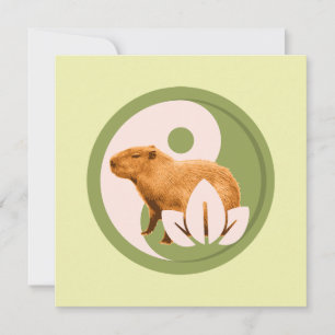 Zen Capybara Yin Yang
