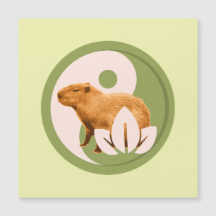 Zen Capybara Yin Yang
