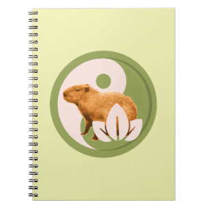 Zen Capybara Yin Yang Notebook