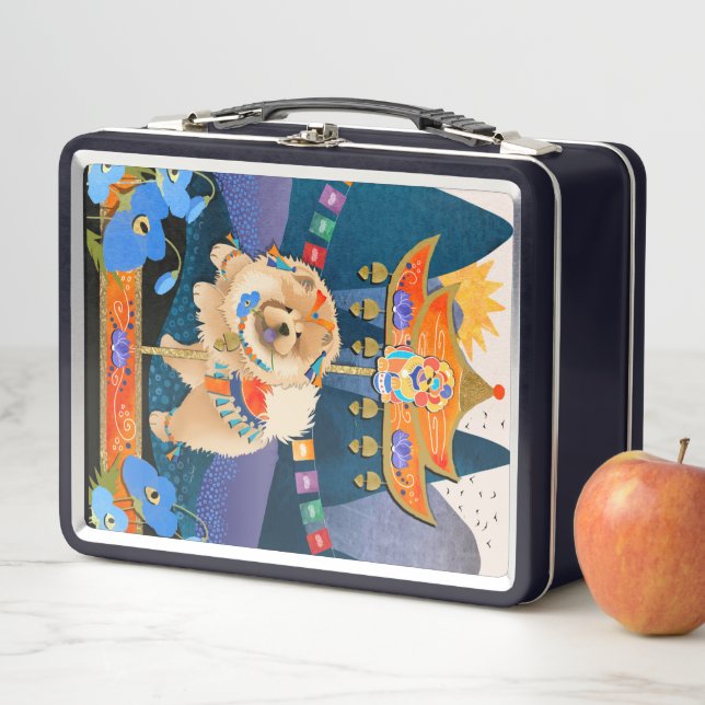 ZEN CARNIVAL   Chow Metal Lunchbox choose colour (In Situ)