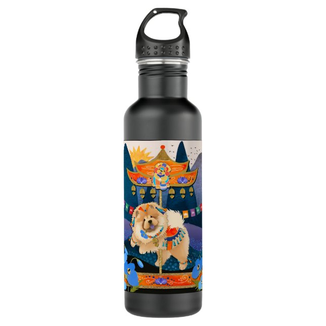 ZEN CARNIVAL  Chow - water bottle (Front)