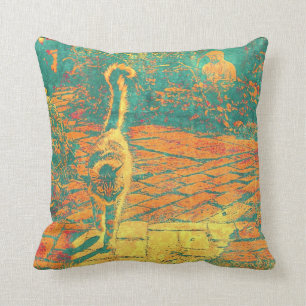 zen cat cushion
