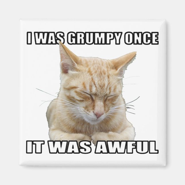 Zen Cat Magnet (Front)