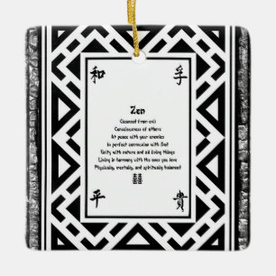 Zen Ceramic Ornament