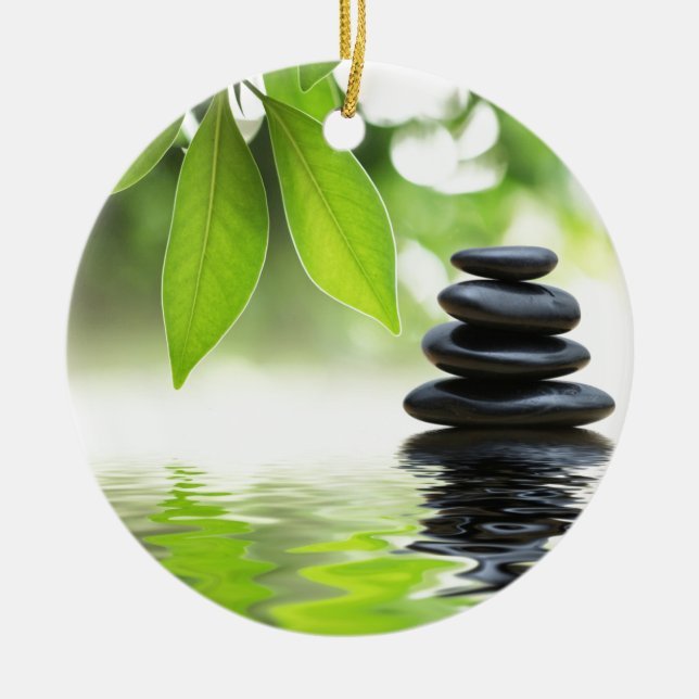 Zen Ceramic Tree Decoration (Front)