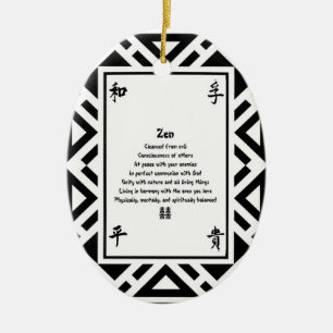 Zen Ceramic Tree Decoration