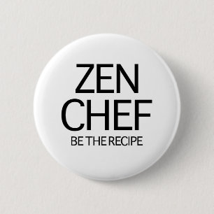 Zen Chef 6 Cm Round Badge