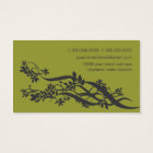 Zen Chic Massage Therapist Business Card