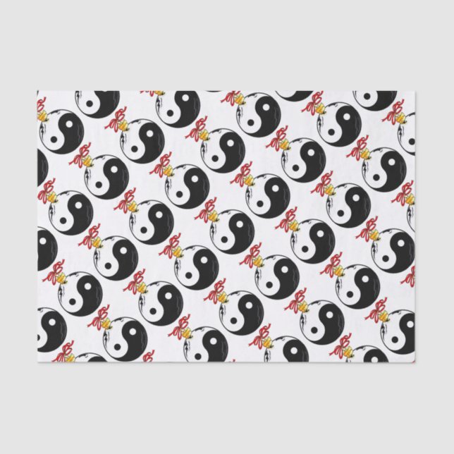 Zen Christmas Designs Tissue Paper (Front)