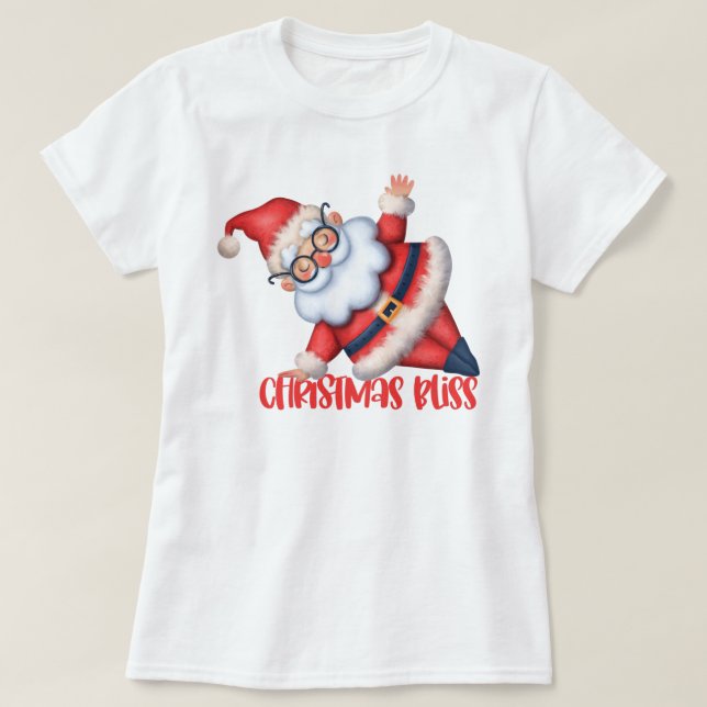 Zen Christmas Santa T-Shirt (Design Front)