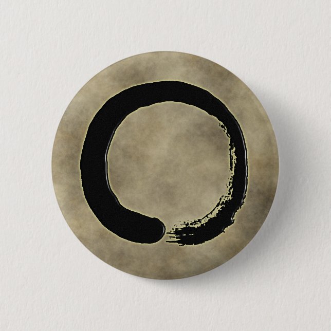 ZEN CIRCLE 6 CM ROUND BADGE (Front)