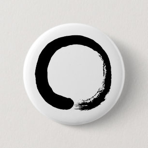 Zen Circle 6 Cm Round Badge