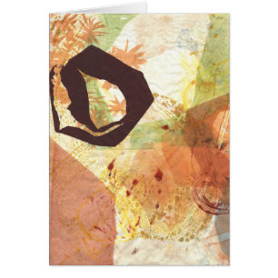 Zen Circle Enso Passage Abstract Card