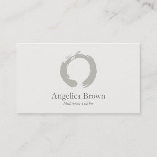 Zen Circle Meditation Business Card
