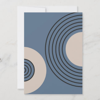 Zen circle minimalist holiday card