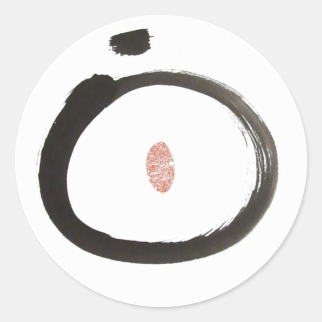 Zen Circle Sticker Sheet (Front)