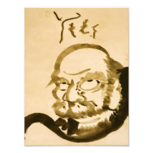 Zen Classics - Hakuin Ekaku - Daruma Photo Print