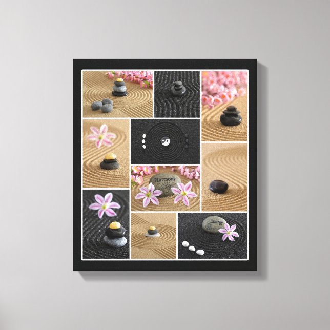 Zen Collage Canvas Print (Front)