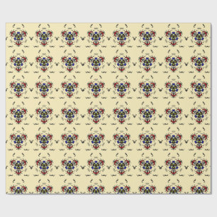 Zen Cream Symmetry Wrapping Paper