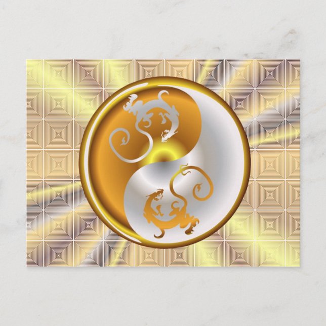 Zen Dragons Postcard (Front)