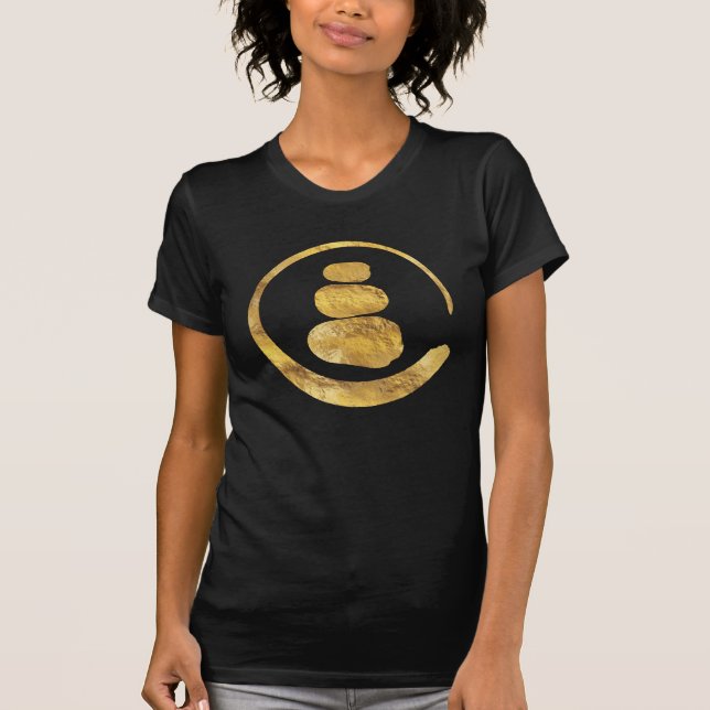 Zen Enzo Circle and Zen stones T-Shirt (Front)