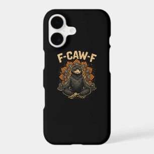 Zen F-Caw-F Crow Yoga Raven F-Caw-F Zen Funny Medi