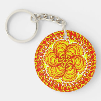 ZEN FIRE by Jennifer Webster Key Ring