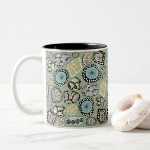 Zen Floral Abstract Design Mug