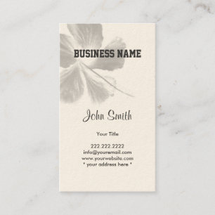 Zen Flower Business Card