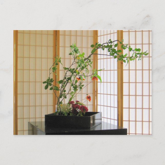 zen flower postcard (Front)