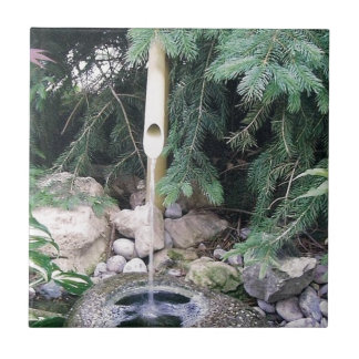 Zen fountain tile