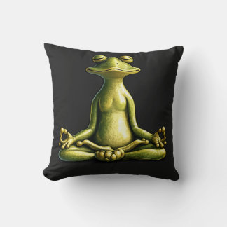 Zen Frog Cushion