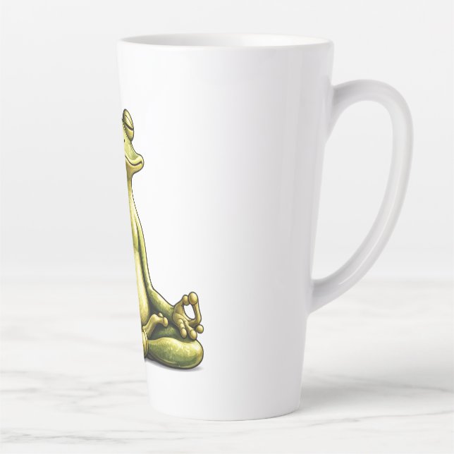 Zen Frog Latte Mug (Right)