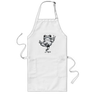 Zen Frog Masterpiece Long Apron