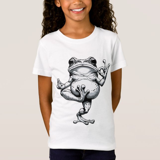 Zen Frog Masterpiece T-Shirt (Front)
