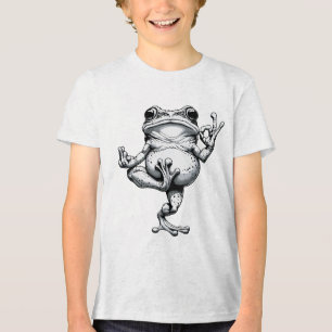 Zen Frog Masterpiece Tri-Blend Shirt