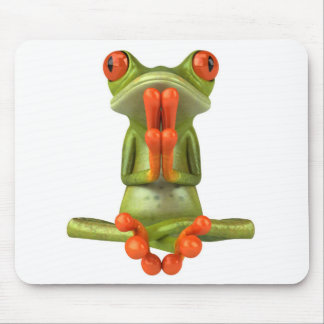 Zen frog mouse mat