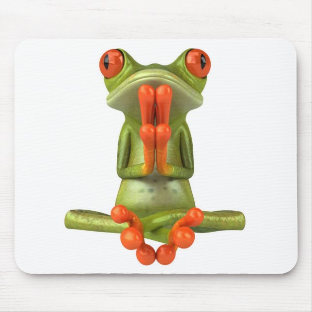 Zen frog mouse mat (Front)