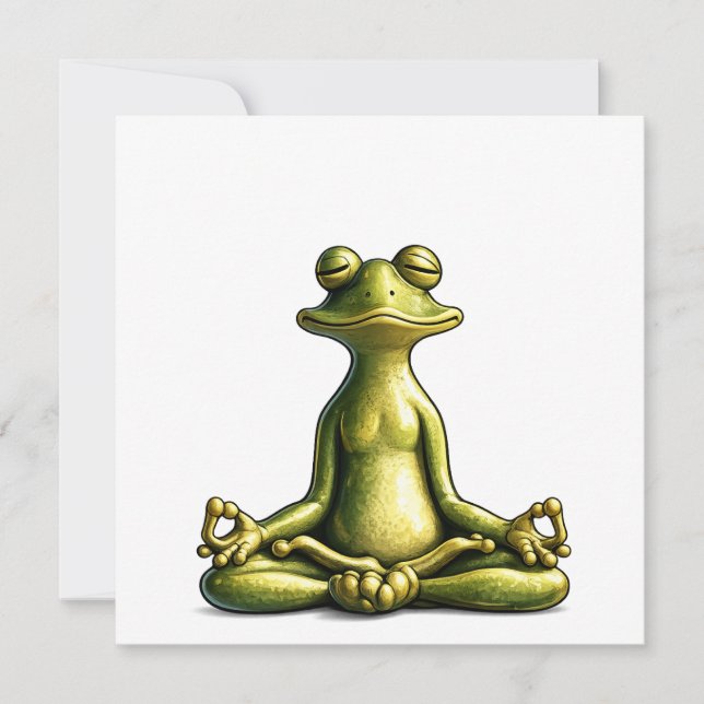Zen Frog Save The Date (Front)