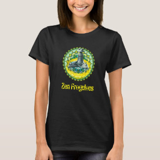 Zen Frogulous Yoga Frog Yoga Guru Namaste  Mandala T-Shirt