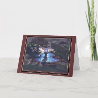 Zen Garden (blank inside) Holiday Card