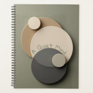 Zen Garden Circles | Minimalist Sand & Stone Art Planner