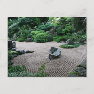 Zen Garden H Landscape Garden Photography Postcard