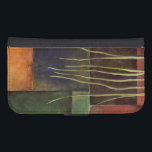Zen Garden I Samsung S4 Wallet Case<br><div class="desc">Wipsy branches stretch against a multicolored background in this piece by Jennifer Goldberger. The light green of the branches contrasts beautifully with the dark colours they are set against. Purchase your copy today.</div>