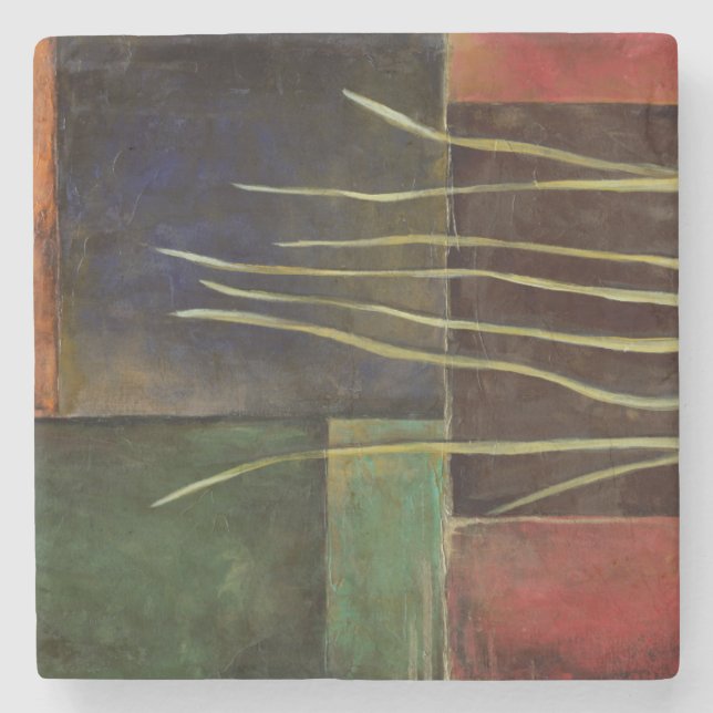 Zen Garden I Stone Coaster (Front)