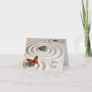 Zen Garden, Just a Note Generic Greeting Card